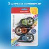Корректирующая лента BRAUBERG ULTRA COLOR, 5 мм x 12 м, механизм перемотки, ВЫГОДНАЯ УПАКОВКА 3 штуки в блистере, 271253