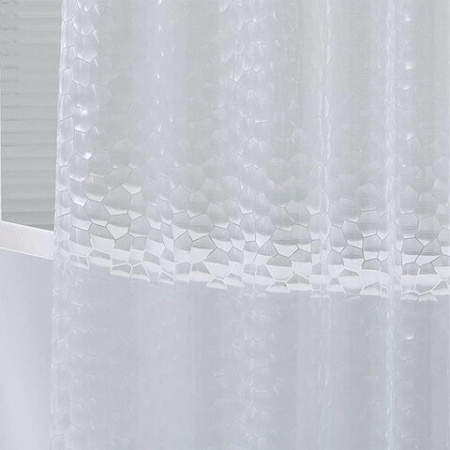 Штора для ванной комнаты CRYSTAL WALL с 3D-эффектом водонепроницаемая, 180х180 см, LAIMA HOME, 608451