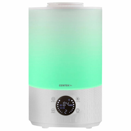 Увлажнитель воздуха CENTEK CT-5104, объем бака 2,8 л, 27 Вт, гигростат, белый