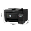МФУ струйное EPSON L5290 "4 в 1", А4, 33 стр./мин, 5760x1440, ЖК-дисплей, АПД, Wi-Fi, с/к, СНПЧ, C11CJ65508