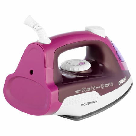 Утюг CENTEK CT-2348, 1800 Вт, антипригарное покрытие, антикапля, антинакипь, фиолетовый, CT-2348 VIOLET
