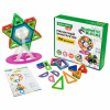 Магнитный конструктор MAGNETIC BLOCKS, 100 деталей, 2 колесные базы, карусель, BRAUBERG KIDS, 665720