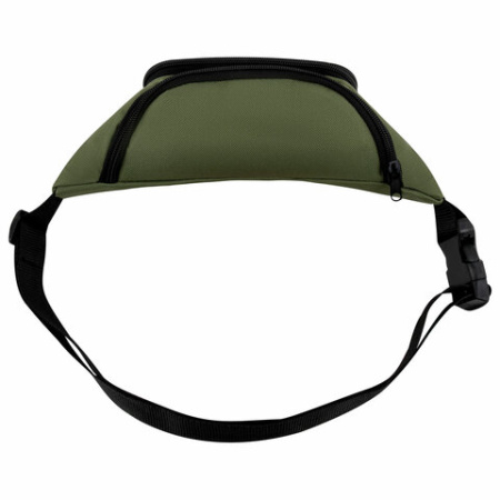 Сумка на пояс HEIKKI RIO (ХЕЙКИ), карман, регулируемый ремень, хаки, 30х12x10 см, 272616