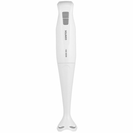 Блендер погружной CENTEK CT-1341, 600 Вт, 2 скорости, 1 насадка, белый, CT-1341 White