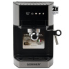 Кофеварка рожковая с дисплеем SONNEN CM-2066, ручной капучинатор, сенсор, 1 л, 950 Вт, 19 бар, 457882