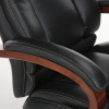 Кресло из натуральной кожи BRABIX PREMIUM "Infinity EX-707", дерево, черное, 531826