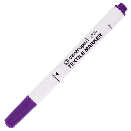 Маркеры для ткани 10 ЦВЕТОВ CENTROPEN "Textile Marker", круглый наконечник, 1,8 мм, 2739/10, 5 2739 1001