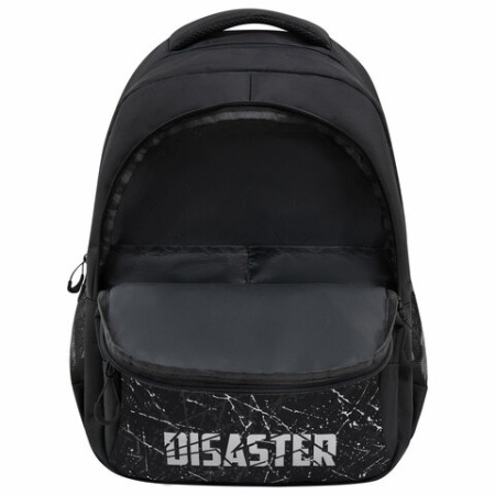 Рюкзак BRAUBERG CONCEPT универсальный, 2 отделения, светоотражающий принт, "Disaster", 45х30х18 см, 273848