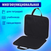 Папка на молнии с ручками BRAUBERG А4, 1 отделение, полиэстер, 20 мм, "Клетка", 272173