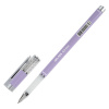 Ручка гелевая BRAUBERG "GEL ONE PASTEL", ЧЕРНАЯ, корпус ассорти, узел 0,5 мм, линия 0,35 мм, 144039