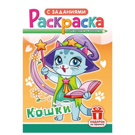Раскраска с заданиями "Для мальчиков и девочек" с цветным фоном, А5, 16 стр., 16,2х23,4 см, АССОРТИ, ЛиС