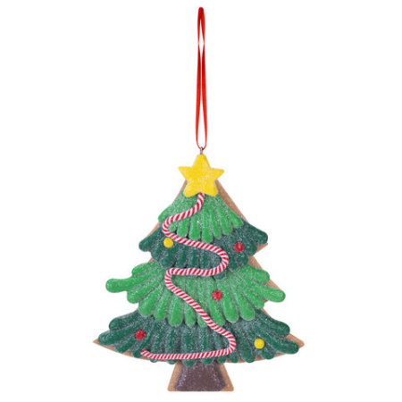 Украшение елочное (1 шт.) "Xmas Toys" 11х9,5 см, полимерная глина, 5 дизайнов, ЗОЛОТАЯ СКАЗКА