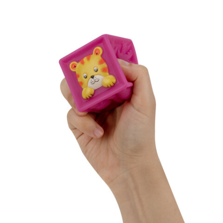 Тактильные кубики, сенсорные игрушки развивающие, ЭКО, 9 штук, BAMBOX BABY (БАМБОКС БЭБИ), 665908