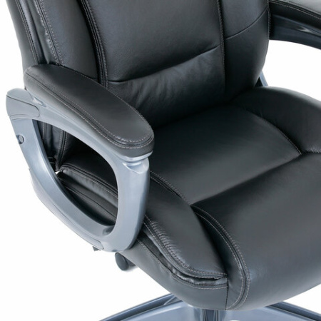 Кресло BRABIX PREMIUM "Gladiator EX-552", натуральная кожа, черное, 532939
