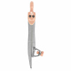 Готовальня BRAUBERG SCHOOL KIT, 11 предметов, циркуль 115 мм, циркуль 125 мм, чертежные принадлежности, персиковый цвет, 210717