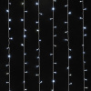 Электрогирлянда-занавес комнатная вид: "Штора", 3х2 м, 144 LED, холодный белый, 220 V, ЗОЛОТАЯ СКАЗКА, 591351