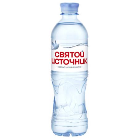 Вода негазированная питьевая СВЯТОЙ ИСТОЧНИК 0,5 л