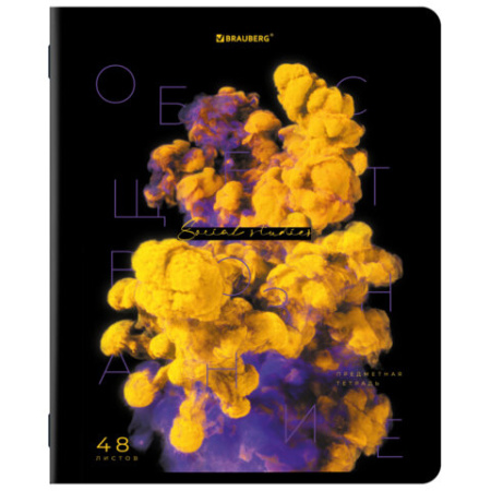 Тетради предметные, КОМПЛЕКТ 12 ПРЕДМЕТОВ, 48 л., глянцевый УФ-лак, BRAUBERG, "PIGMENT", 404834