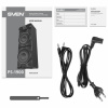 Колонка портативная SVEN PS-1900, 1000 Вт, TWS, Bluetooth, FM, USB, LED-дисплей, черная, SV-022037