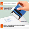 Штамп самонаборный 5-строчный, оттиск 58х22 мм, синий без рамки, TRODAT 4913 P4, КАССЫ В КОМПЛЕКТЕ, 43211