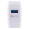 Зарядное устройство быстрое сетевое (220 В) SONNEN, USB QC 3.0 18 Вт, 3 А, белое, 455506