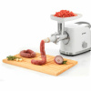 Мясорубка GORENJE MG1802SJW, 1800 Вт, производительность 2,1 кг/мин, 7 насадок, реверс, белый