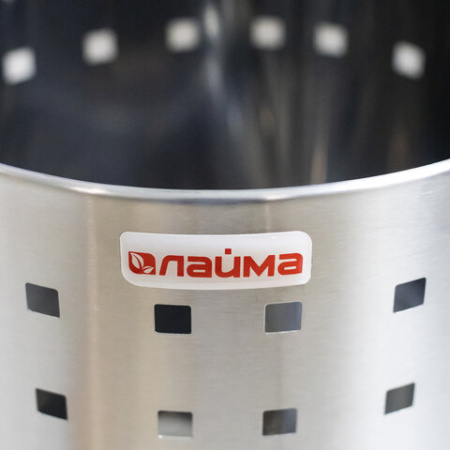 Урна-корзина для мусора 7 литров "Bionic", МАТОВАЯ, перфорированная, LAIMA, 232267