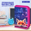 Пенал BRAUBERG, 1 отделение, 2 откидные планки, полиэстер, 21х14 см, "Милый лисенок", 272318