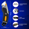 Нож универсальный мощный алюминиевый BRAUBERG "Heavy duty M", автофиксатор, резиновые вставки, 238736