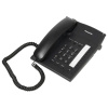 Телефон PANASONIC KX-TS2382RUB, память 10 последних набранных номеров, тональный/импульсный режим, повтор, чёрный