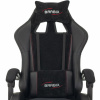 Кресло компьютерное BRABIX "Striker GM-121", синхромеханизм, 2 подушки, экокожа/велюр, черное, 532962