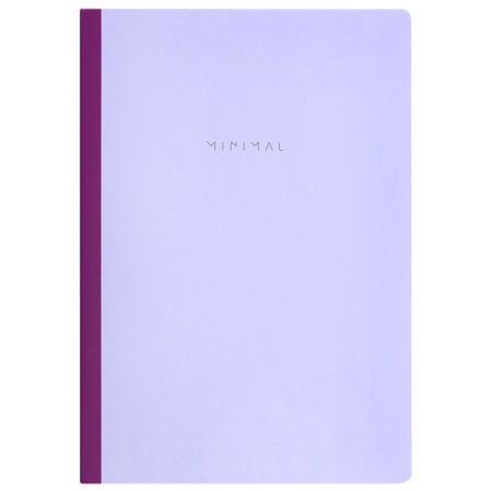 Тетрадь А4 96 л. BRAUBERG, на сшивке с корешком, клетка, обложка картон, "Minimal Pastel", 405282