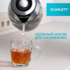 Чайник SCARLETT SC-EK27G13, 2 л, 2200 Вт, закрытый нагревательный элемент, стекло, стальной