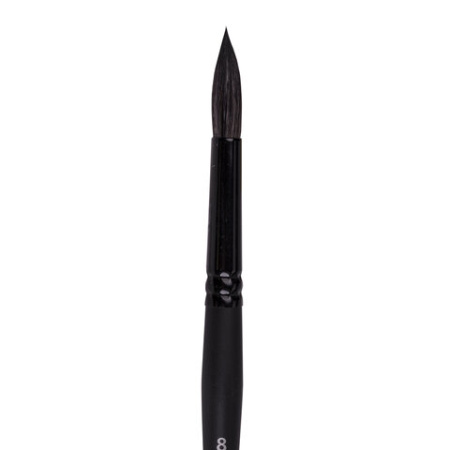 Кисть художественная проф. BRAUBERG ART CLASSIC, белка, круглая, № 8, 200914
