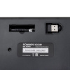 Клавиатура беспроводная USB, 105 клавиш, SONNEN K303BY, черная / серая / желтая, 513952