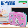 Пенал BRAUBERG KIDS большой удобный с откидной планкой, ЭВА, 22х15х4 см, "Мечты единорога", 271557
