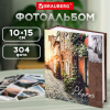 Фотоальбом BRAUBERG "Итальянские улочки" на 304 фото 10х15 см, твердая обложка, термосклейка, 391167