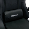 Кресло компьютерное BRABIX "Dexter GM-135", подножка, две подушки, экокожа, черное, 532800
