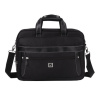 Сумка портфель BRAUBERG CARBON с отделением для ноутбука 15-16", 2 отделения, черная, 31х41х13 см, 240509