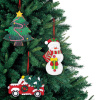 Украшение елочное (1 шт.) "Xmas Toys" 11х9,5 см, полимерная глина, 5 дизайнов, ЗОЛОТАЯ СКАЗКА