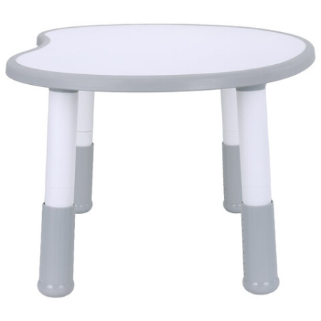 Стол детский BRABIX KIDS CT-002, растущий, 2-8 лет, пластик белый + серый, 533296