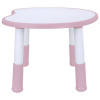 Стол детский BRABIX KIDS CT-002, растущий, 2-8 лет, пластик белый + розовый, 533295