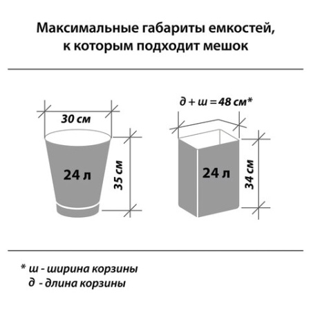 Мешки для мусора биоразлагаемые с завязками LAIMA "ULTRA" 35 л, рулон 20 шт., прочные, ПНД 15 мкм, 50х60 см, 607688