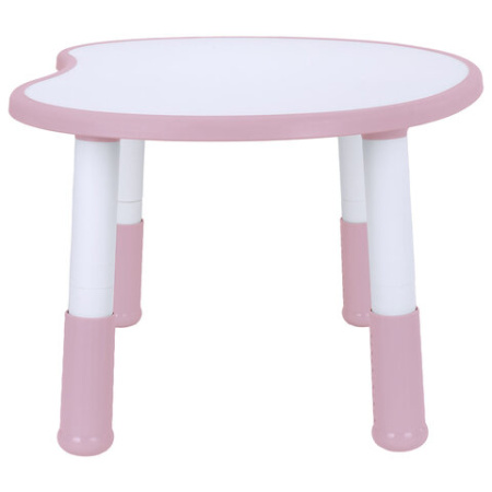 Стол детский BRABIX KIDS CT-002, растущий, 2-8 лет, пластик белый + розовый, 533295