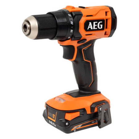 Дрель-шуруповерт аккумуляторная, 18 В, 60 Нм, Li-ion 2х2 Ач, AEG BS18G4-202C, 4935478630