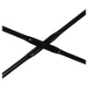 Стол на металлокаркасе BRABIX "LOFT CD-005", 1200х520х1200 мм, 3 полки, цвет дуб антик, 641222