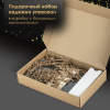 Ручка перьевая PARKER "Jotter Core Stainless Steel GT", ежедневник А5 черный, пакет, 880902