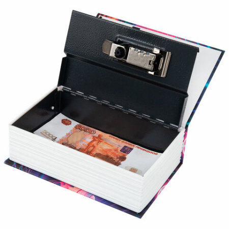 Сейф-книга "1984", 55х115х180 мм, кодовый замок, BRAUBERG, 291355