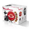 Мясорубка MOULINEX ME105830, 1400 Вт, производительность 1,7 кг/мин, 2 насадки, реверс, пластик, черная, 1510001079