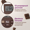 Калькулятор настольный BRAUBERG CH-12-BR (153х103 мм),12 разрядов, двойное питание, коричневый, 272961